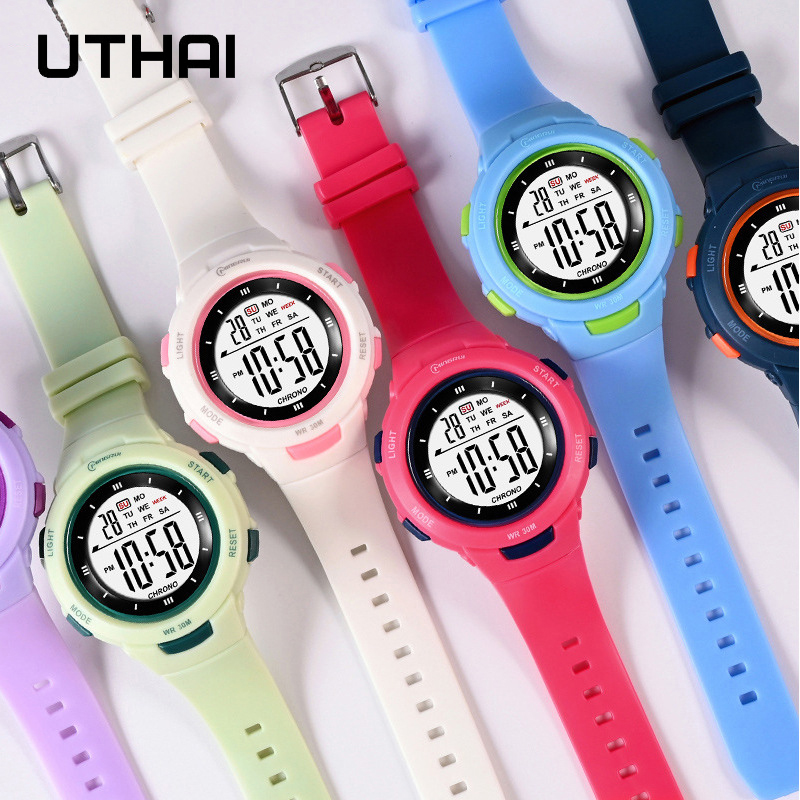 UTHAI Zegarki dla dzieci Moda  – Smartwatch Watches For Kid Boy With Alarm recenzja i cena